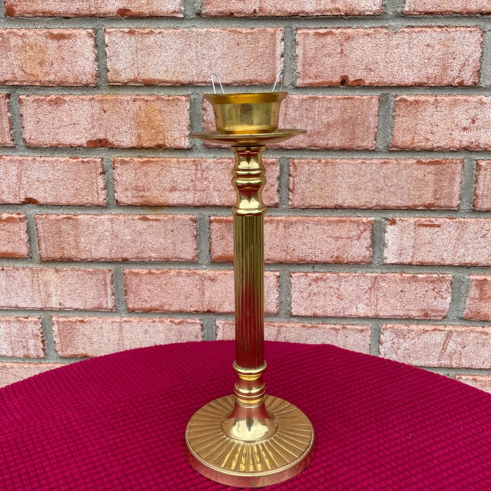 Vintage Brass Candleholder - Picture 4 of 6
